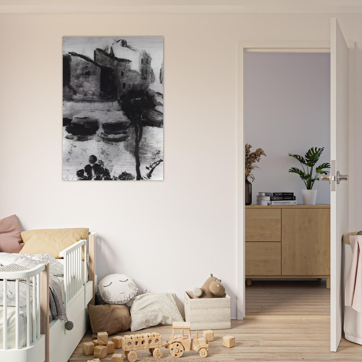 LLANE BEACH CADAQUES - Salvador Dali Brushed Aluminum Print - 70x100 cm / 28x40 inches | Salvador Dali Aluminum Print | Salvador Dali Prints