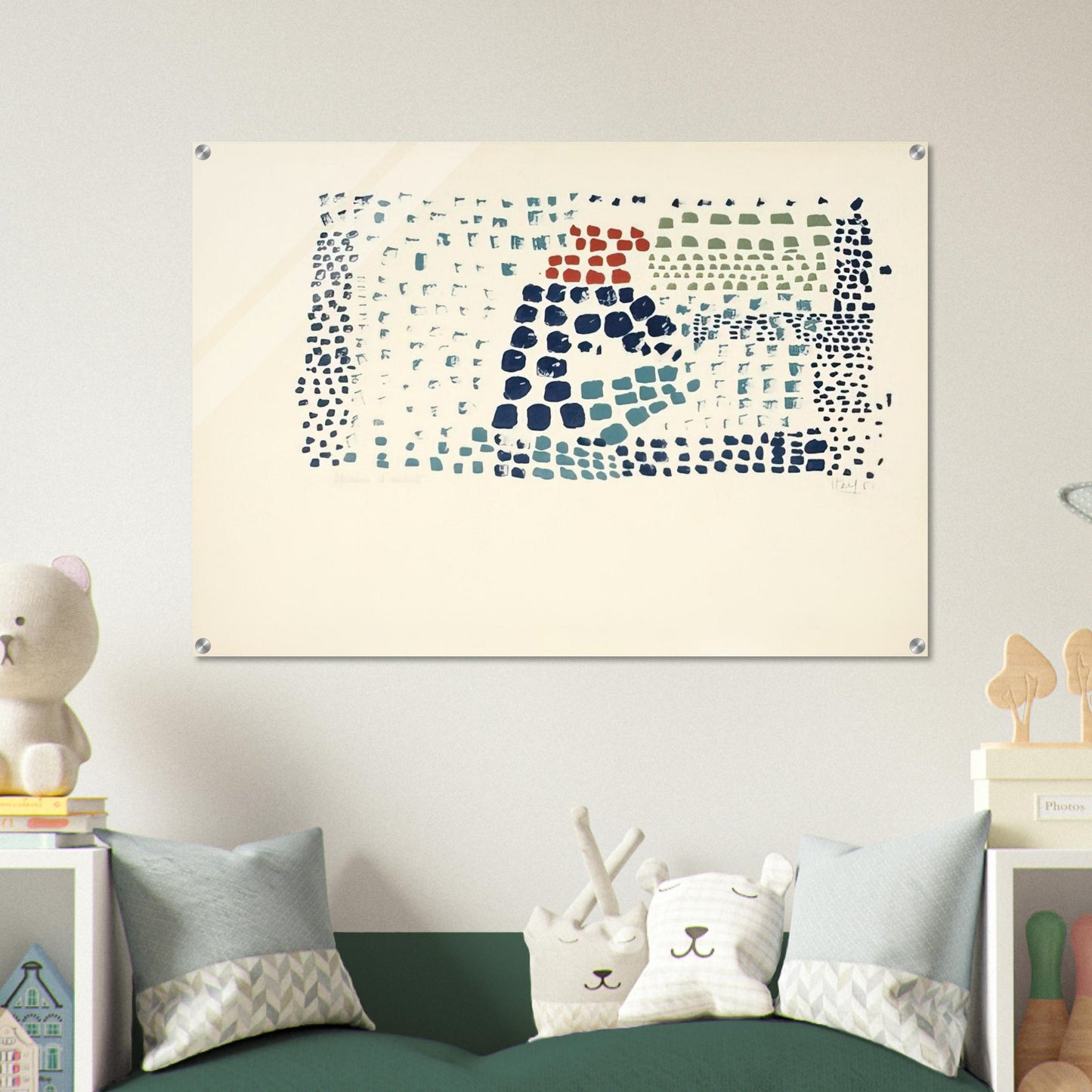 Study in Colour No. 1 Woimant Staël 93 - Art Informel - Nicolas de Stael Acrylic Print - 70x100 cm / 28x40″ inches