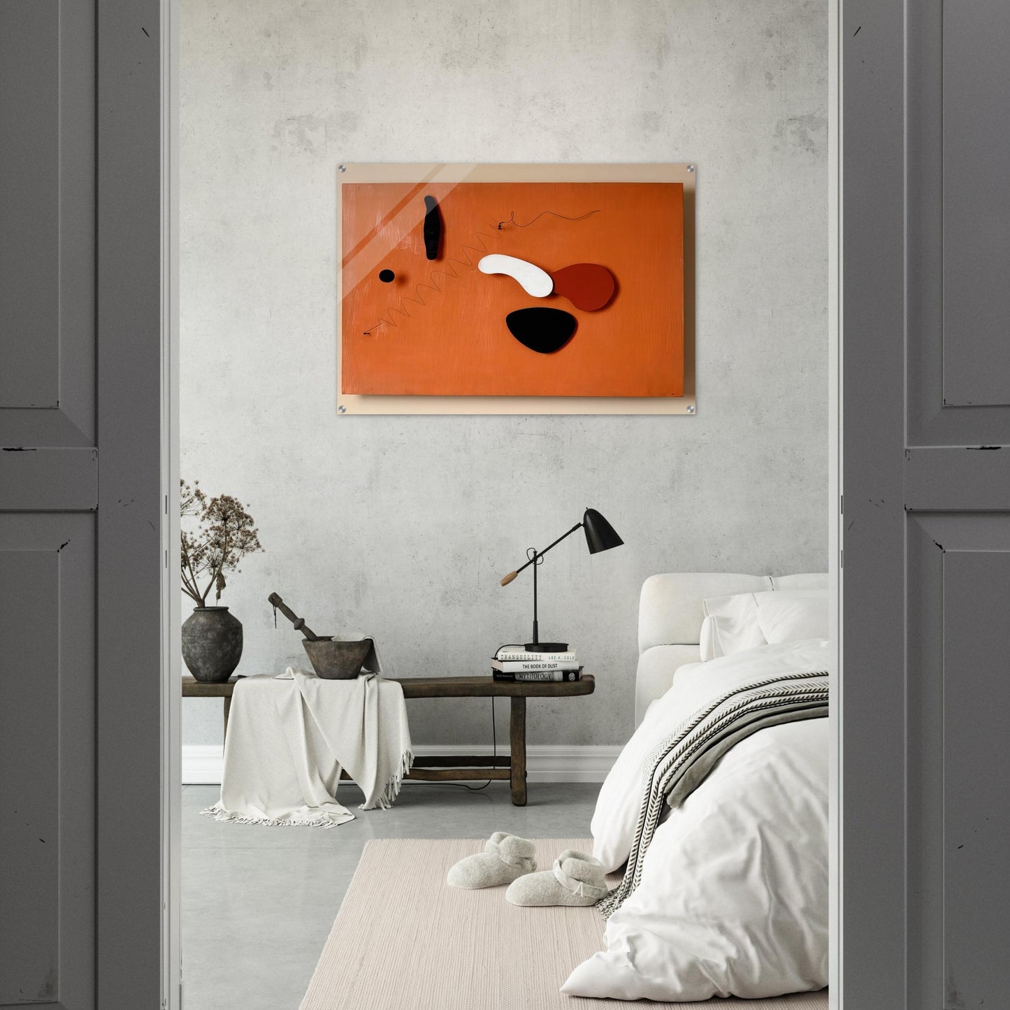 THE ORANGE PANEL 1936 - Alexander Calder Acrylic Print - 70x100 cm / 28x40″ inches | Alexander Calder Wall Art | Alexander Calder Prints