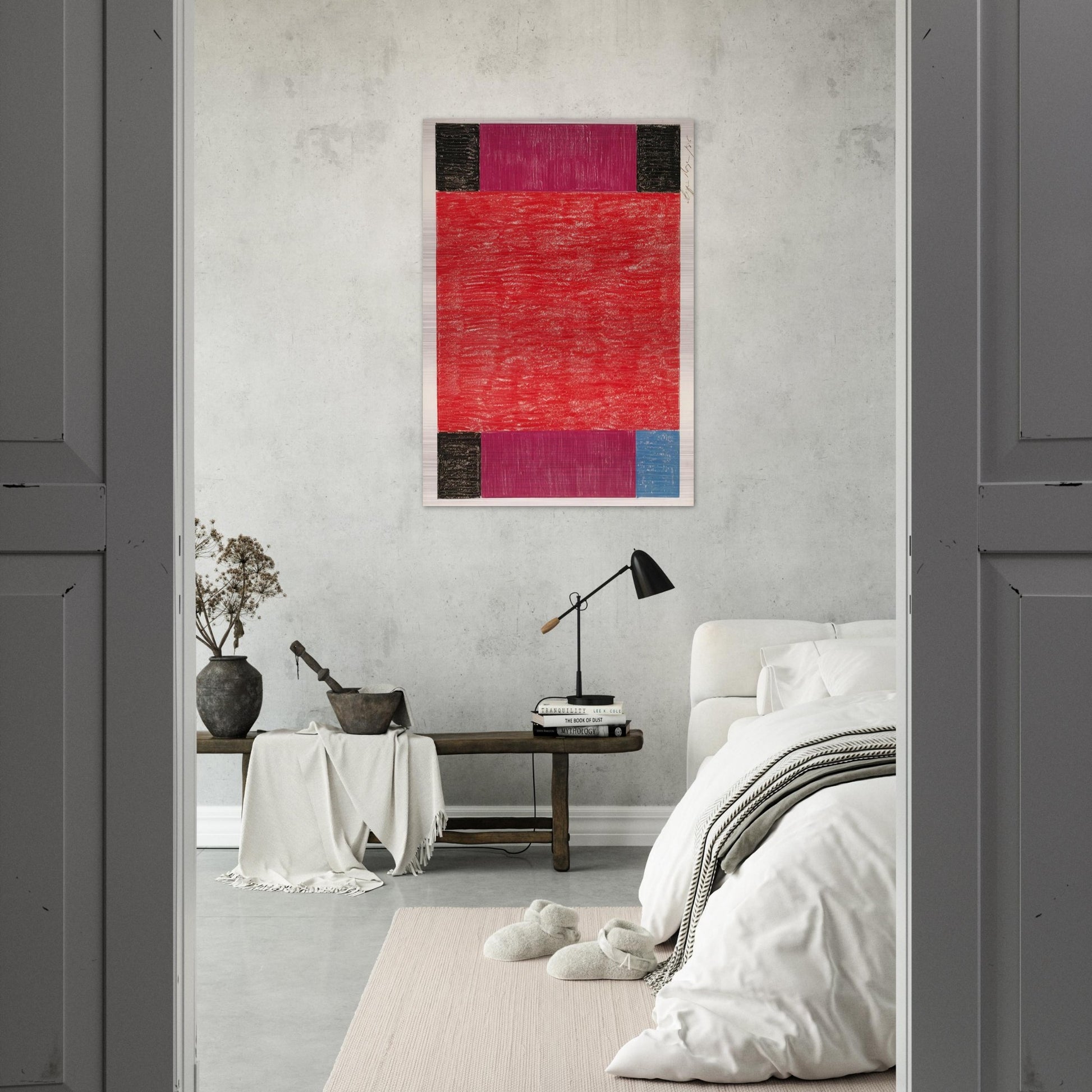 Drawing - 1985 - Lygia Pape Brushed Aluminum Print - 70x100 cm / 28x40 inches | Lygia Pape Aluminum Print | Lygia Pape Prints