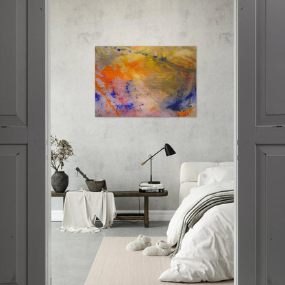 A Spring Thaw - Sam Gilliam Brushed Aluminum Print - 70x100 cm / 28x40 inches | Sam Gilliam Aluminum Print | Sam Gilliam Prints