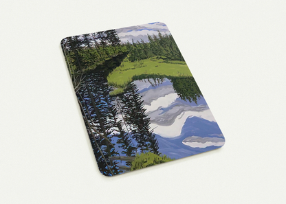 Illusory Flowage - 1996 By Neil Welliver Pack of 10 Post Cards | Neil Welliver Post Cards | A6 (10.5 x 14.8 cm) - 4.1 x 5.8 inches