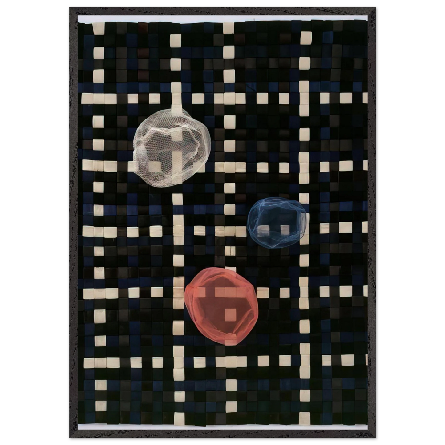 UNTITLED 2007 N1 - Louise Bourgeois 70x100 cm / 28x40 inches Framed Art Print – Black Wooden Frame