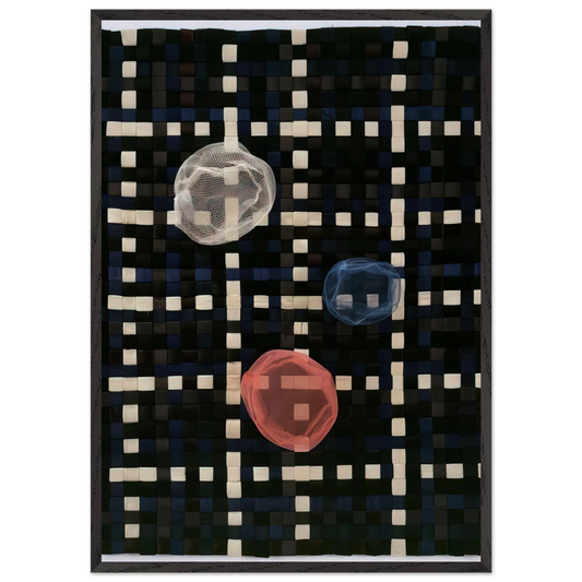 UNTITLED 2007 N1 - Louise Bourgeois 70x100 cm / 28x40 inches Framed Art Print – Black Wooden Frame
