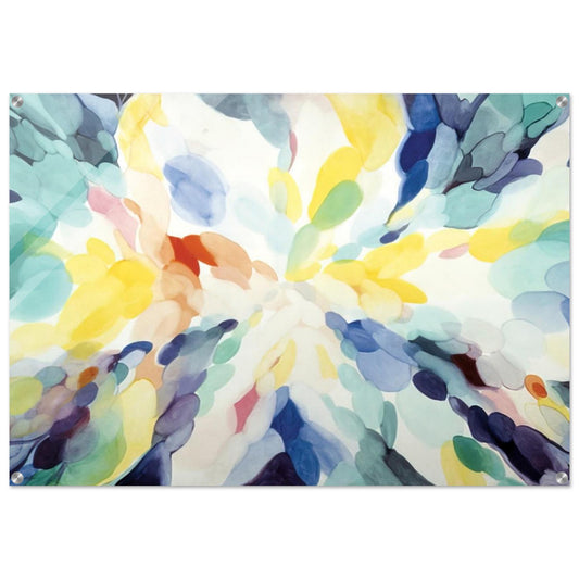 Wheel of Day - Alice Baber Acrylic Print - 70x100 cm / 28x40″ inches