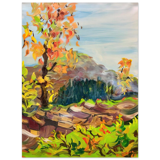 Konrad Zuse - Milseburg in a RÃ¶hn Landscape  75x100 cm / 30x40inches Fine Art Poster