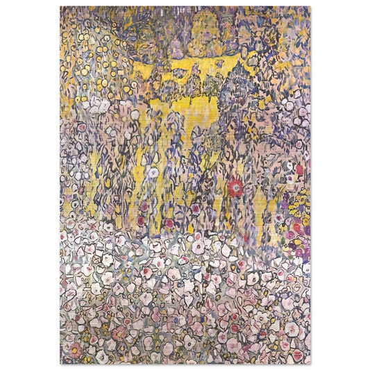 HORTICULTURAL LANDSCAPE WITH A HILLTOP - Gustav Klimt Brushed Aluminum Print - 70x100 cm / 28x40 inches | Gustav Klimt Aluminum Print | Gustav Klimt Prints