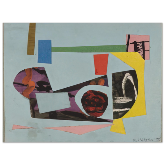 Ad Reinhardt - Study for a Painting - 1938  75x100 cm / 30x40inches Fine Art Poster