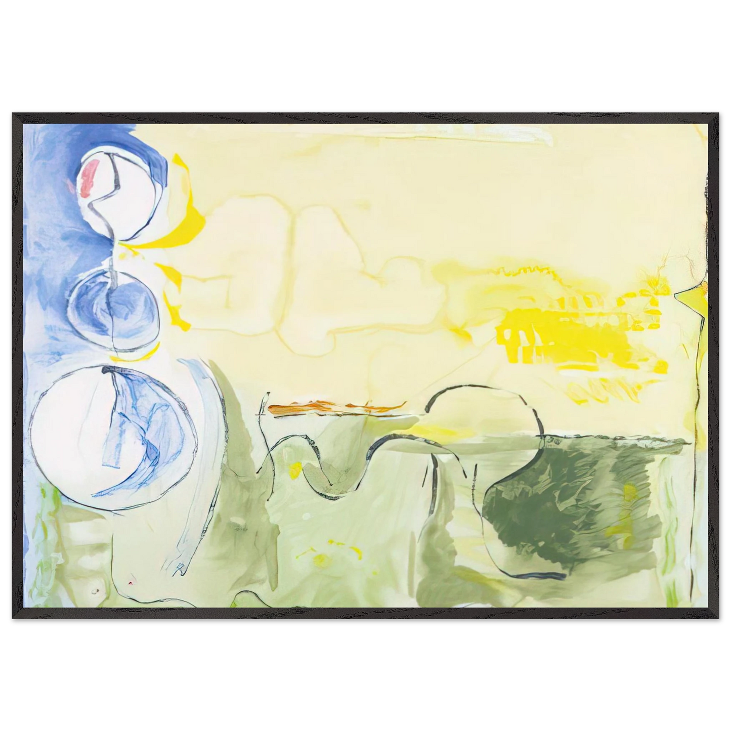 Helen Frankenthaler - Flotilla - 2006 Wall art - 40x60 cm / 16x24 inches - Fine Art Poster-canvas - -