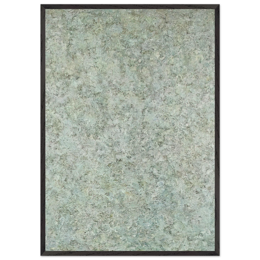 HAWKEYE II 1971 - Milton Resnick 70x100 cm / 28x40 inches Framed Art Print – Black Wooden Frame