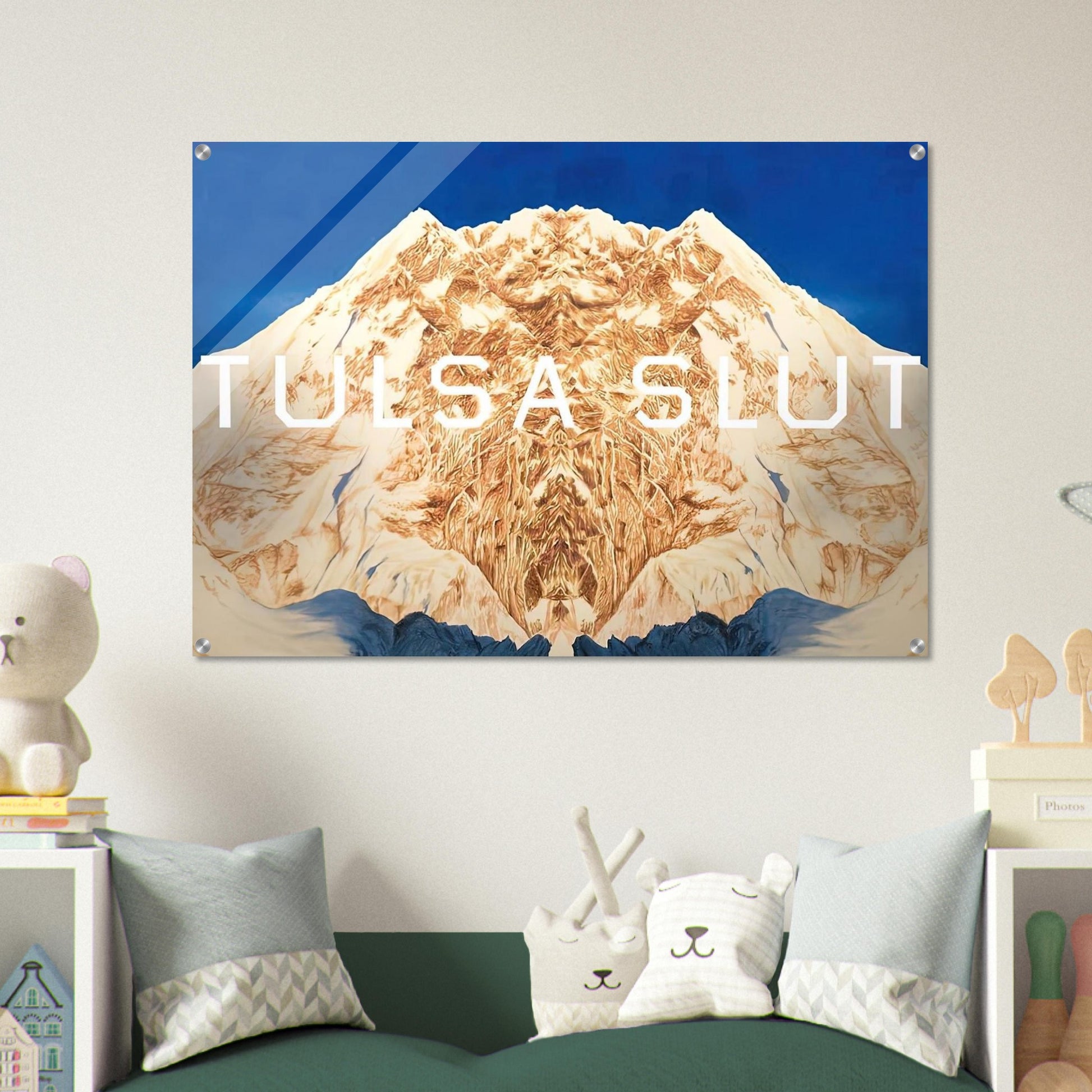 TULSA SLUT 2016 - Edward Ruscha Acrylic Print - 70x100 cm / 28x40″ inches