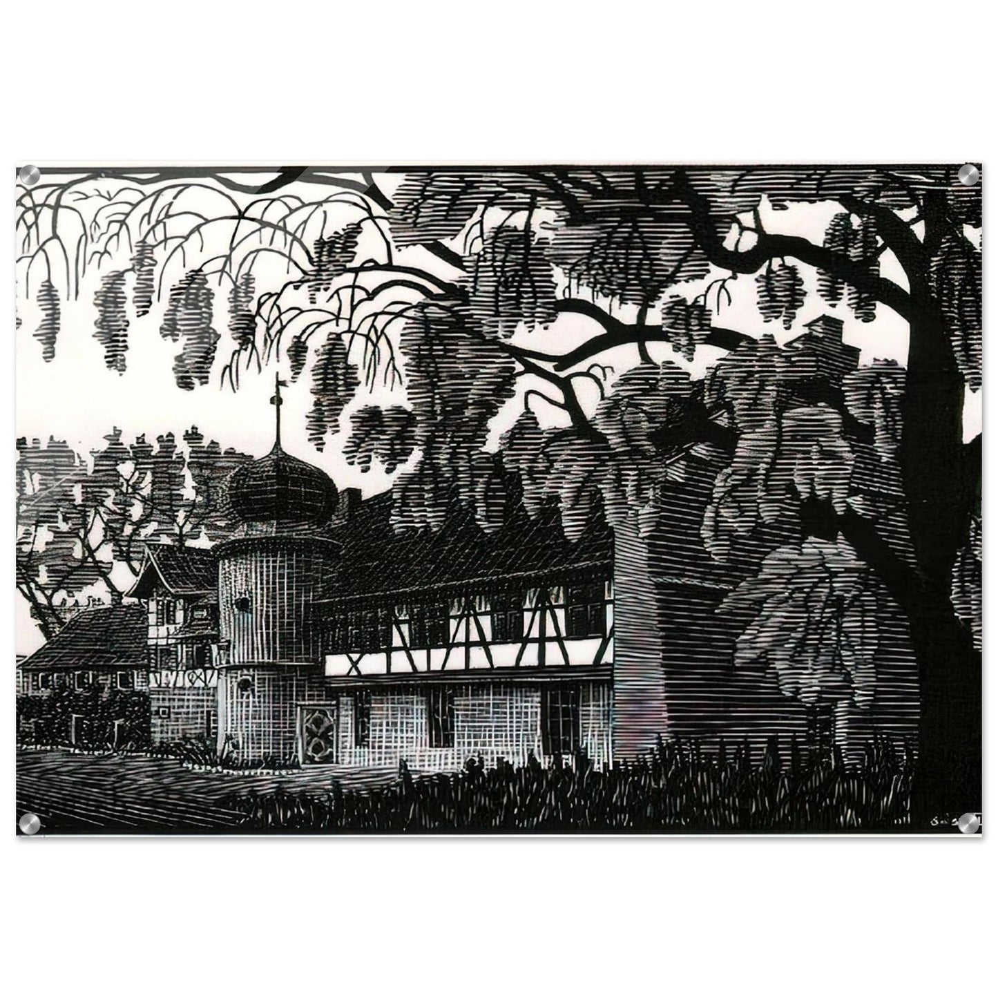 ESCHER (12) - MC Escher Acrylic Print - 70x100 cm / 28x40″ inches | MC Escher Wall Art | MC Escher Prints