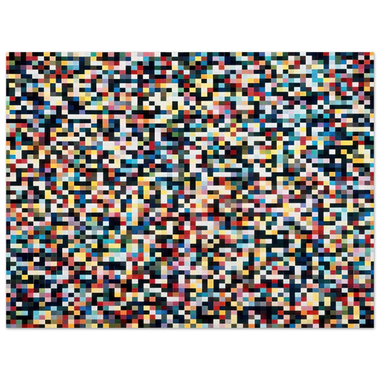 Gerhard Richter - 4096 COLOURS 1974  75x100 cm / 30x40inches Fine Art Poster