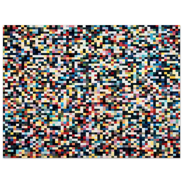 Gerhard Richter - 4096 COLOURS 1974  75x100 cm / 30x40inches Fine Art Poster