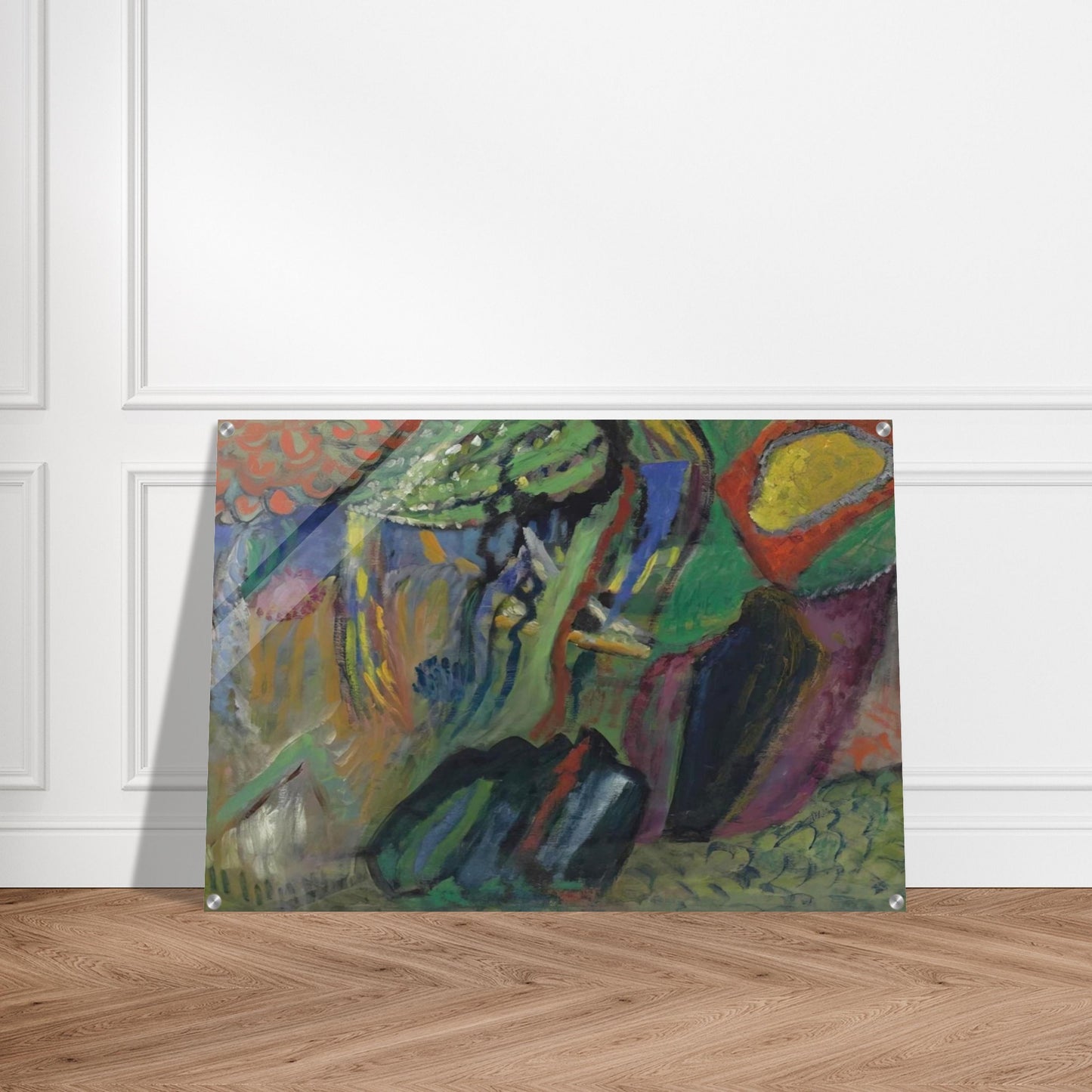 ABSTRACT COMPOSITION - Gabriele Munter Acrylic Print - 70x100 cm / 28x40″ inches