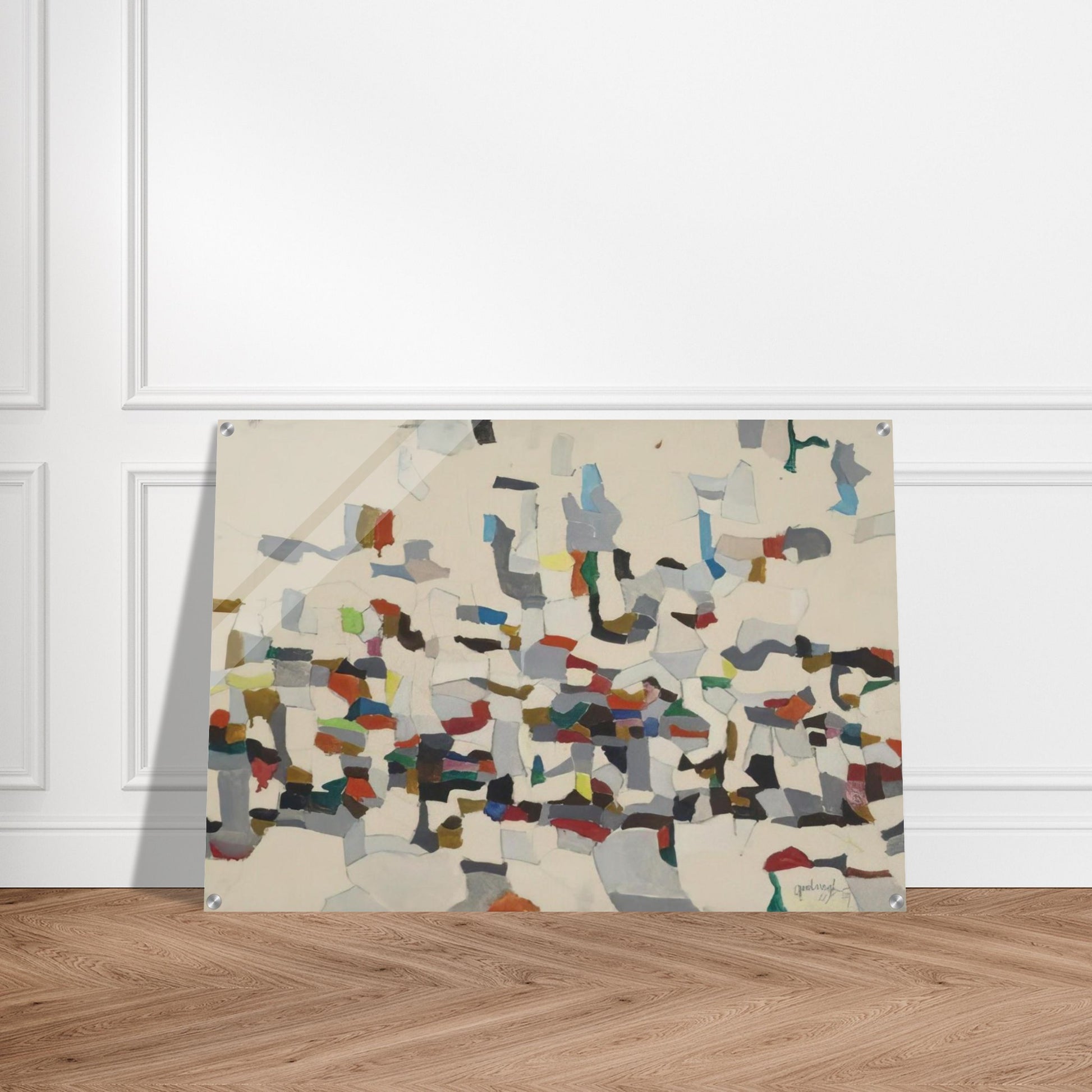 Untitled Composition - 1957 - Robert Goodnough Acrylic Print - 70x100 cm / 28x40″ inches