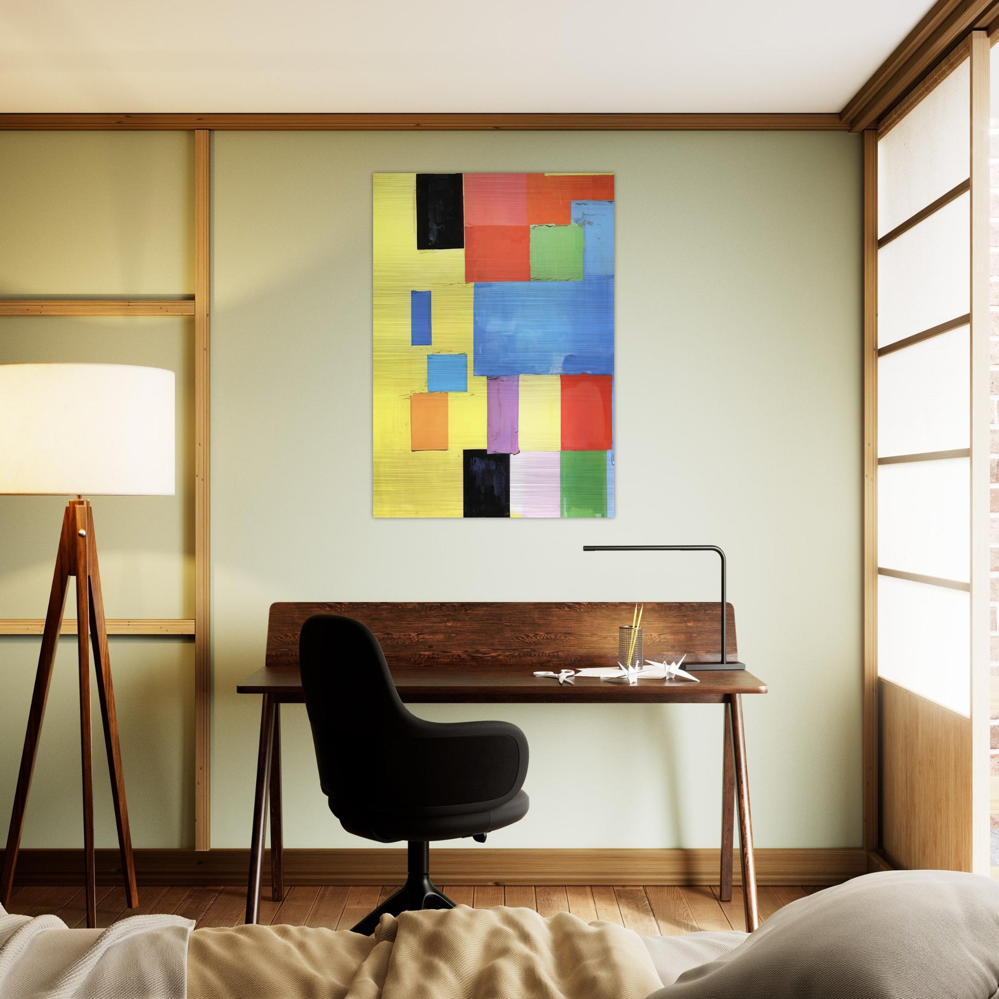 Pastorale - Hans Hofmann Brushed Aluminum Print - 70x100 cm / 28x40 inches | Hans Hofmann Aluminum Print | Hans Hofmann Prints