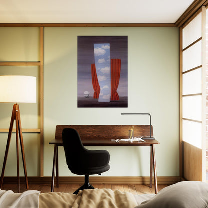 GIOCONDA 1964 - Rene Magritte Brushed Aluminum Print - 70x100 cm / 28x40 inches | Rene Magritte Aluminum Print | Rene Magritte Prints