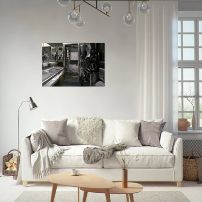 Syd Mead - Syd Mead Brushed Aluminum Print - 70x100 cm / 28x40 inches | Syd Mead Aluminum Print | Syd Mead Prints