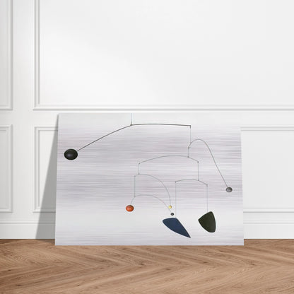 MOBILE 1932 - Alexander Calder Brushed Aluminum Print - 70x100 cm / 28x40 inches | Alexander Calder Aluminum Print | Alexander Calder Prints