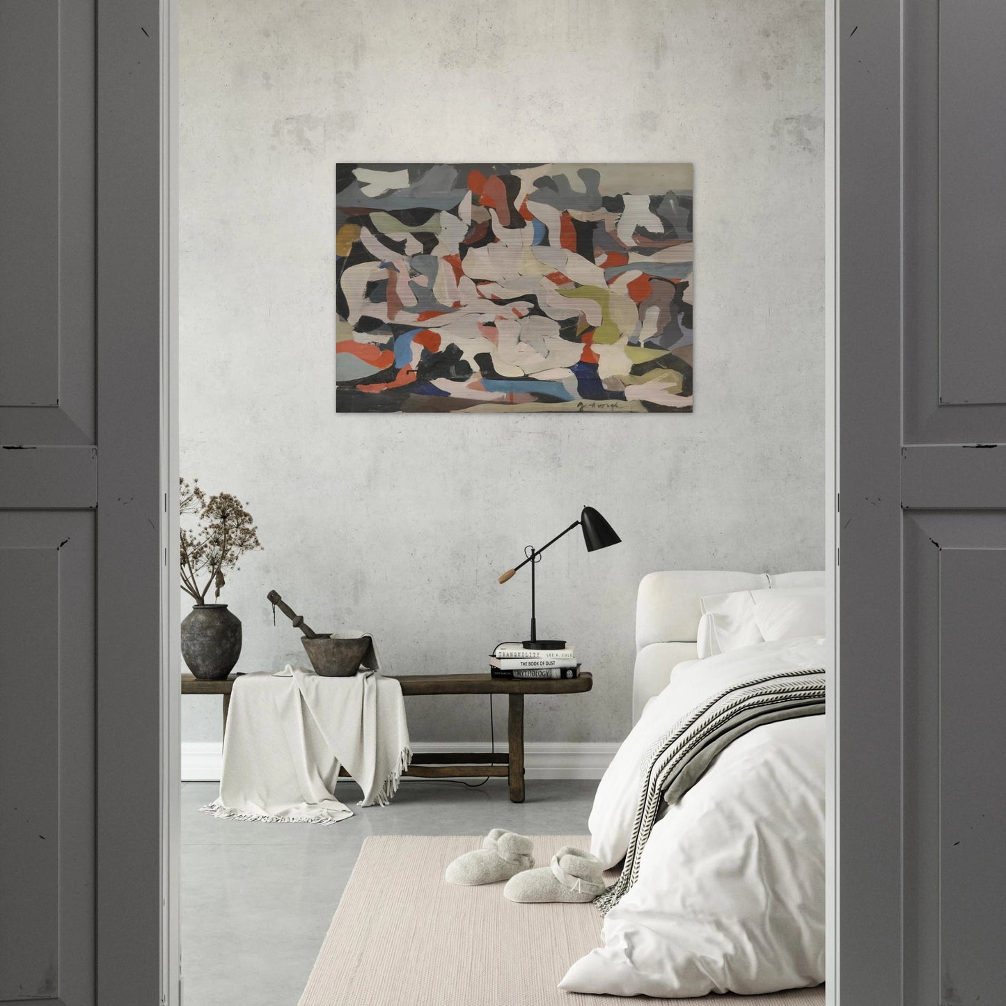 Untitled - Abstract Expressionism - Robert Goodnough Brushed Aluminum Print - 70x100 cm / 28x40 inches | Robert Goodnough Aluminum Print | Robert Goodnough Prints
