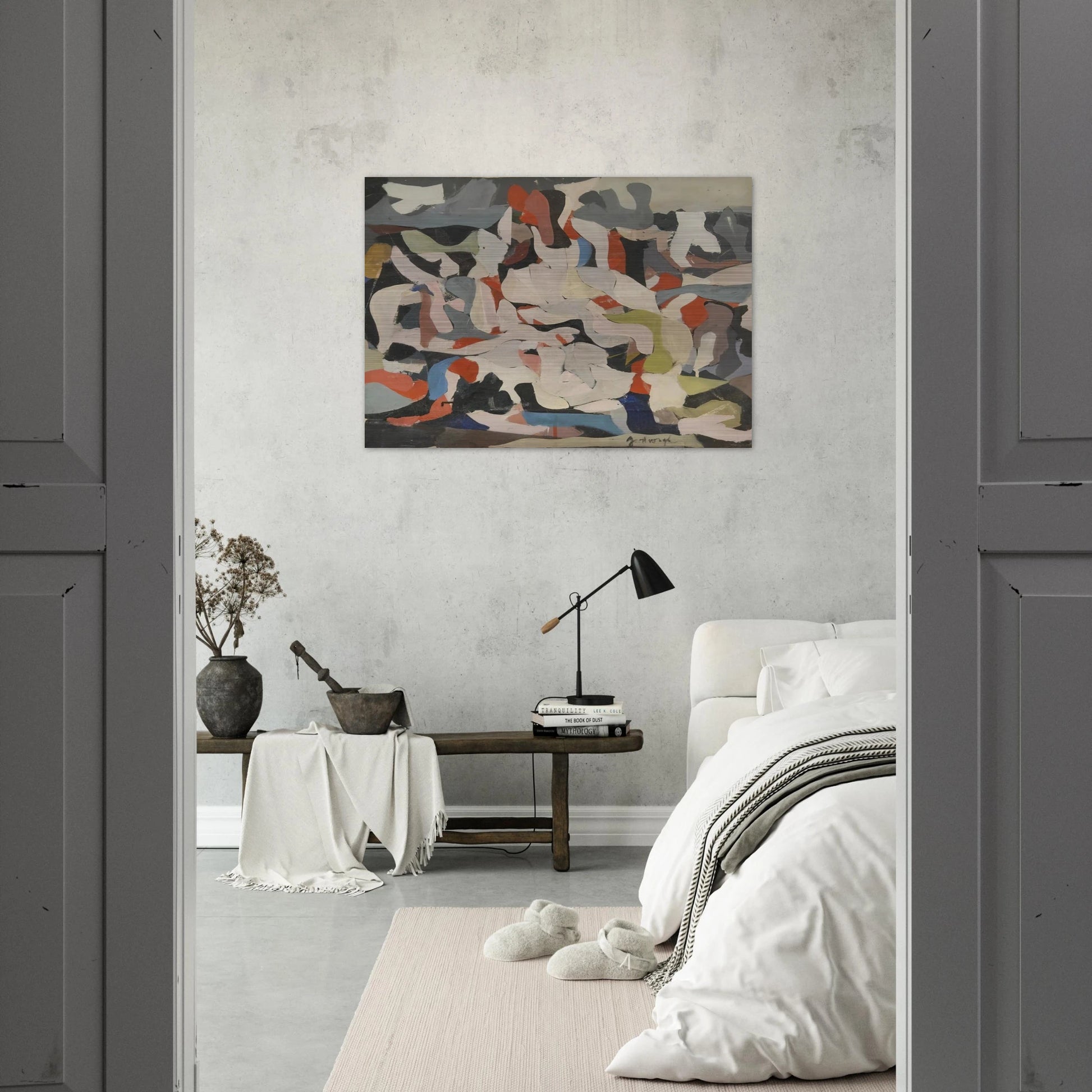 Untitled - Abstract Expressionism - Robert Goodnough Brushed Aluminum Print - 70x100 cm / 28x40 inches | Robert Goodnough Aluminum Print | Robert Goodnough Prints