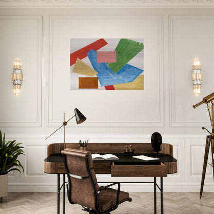 Abstraction in White - Hans Hofmann Brushed Aluminum Print - 70x100 cm / 28x40 inches | Hans Hofmann Aluminum Print | Hans Hofmann Prints
