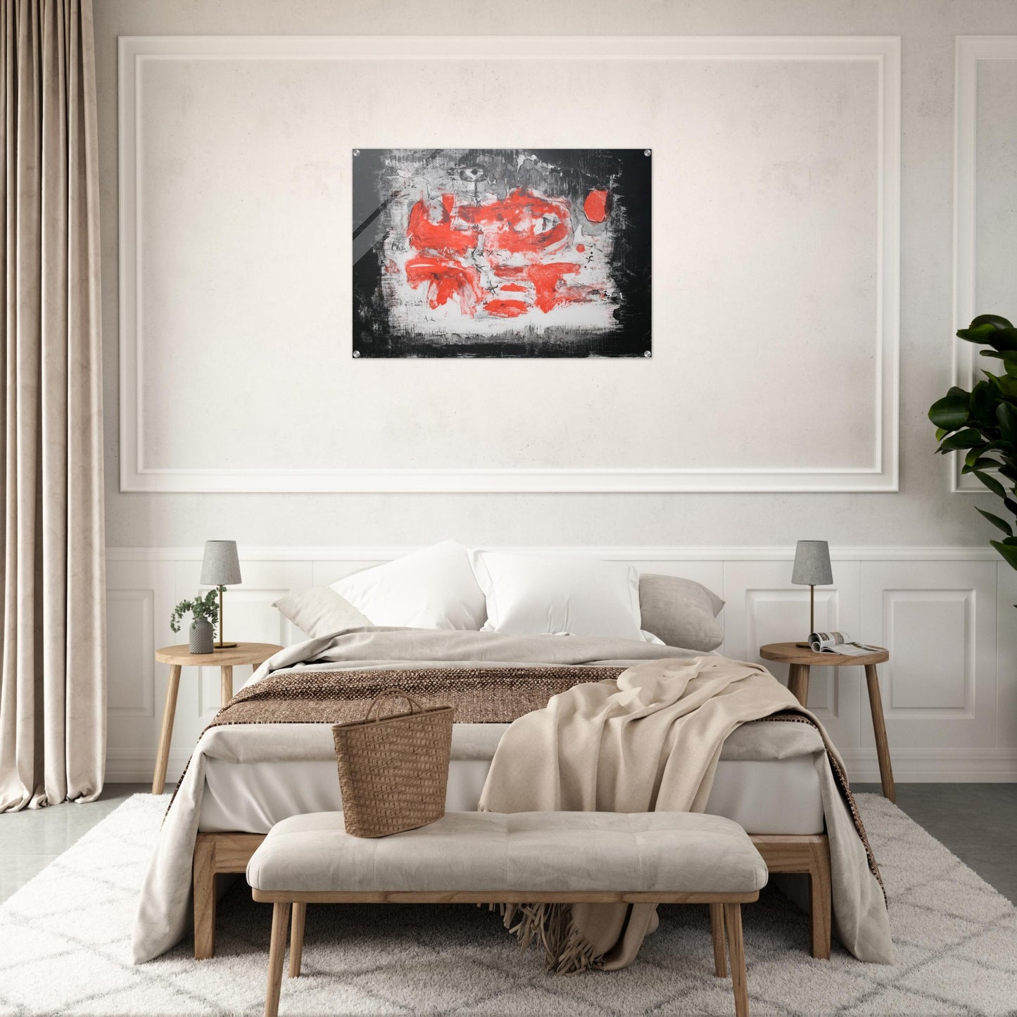 UNTITLED 1956 1 - Zao Wou-Ki Acrylic Print - 70x100 cm / 28x40″ inches