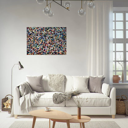 4096 COLOURS 1974 - Gerhard Richter Brushed Aluminum Print - 70x100 cm / 28x40 inches | Gerhard Richter Aluminum Print | Gerhard Richter Prints