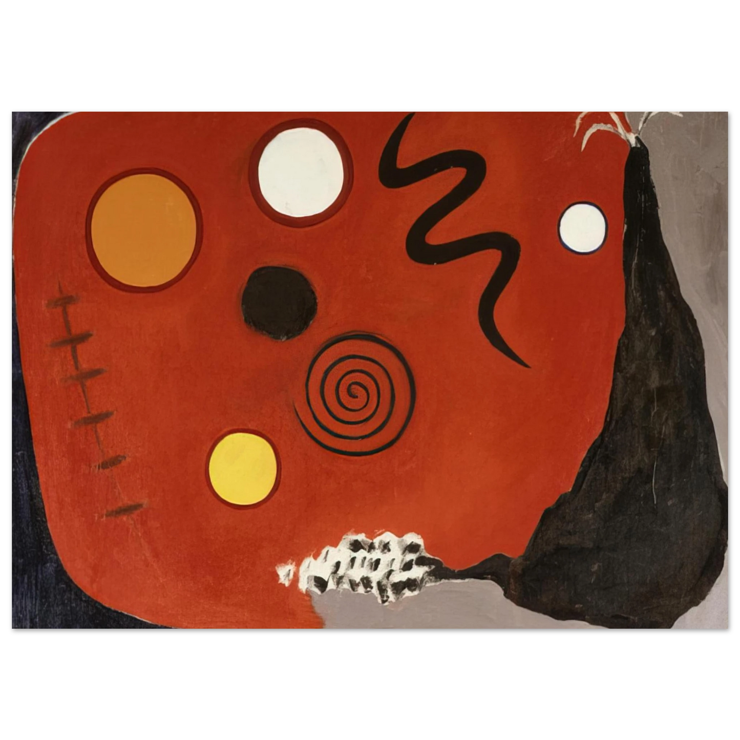 Alexander Calder - THE FUSE 1947 Fine Art Poster