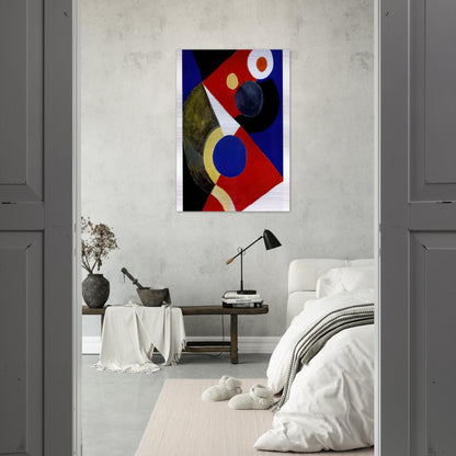 RHYTHM COLOUR 2 - Sonia Delaunay Brushed Aluminum Print - 70x100 cm / 28x40 inches | Sonia Delaunay Aluminum Print | Sonia Delaunay Prints
