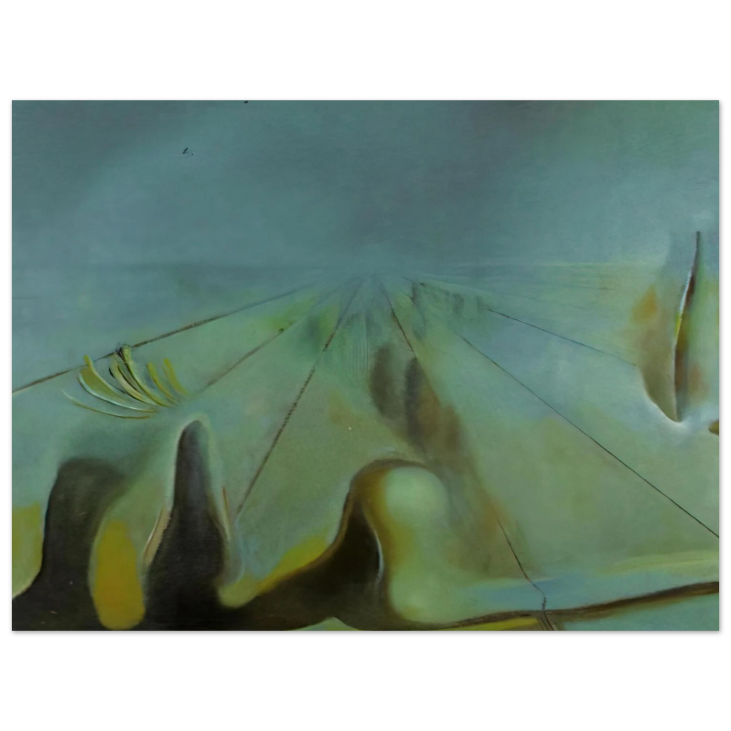 Salvador Dali - ENIGMA UNFINISHED VERSION OF THE THREE GLORIOUS ENIGMAS OF GALA  75x100 cm / 30x40inches Fine Art Poster