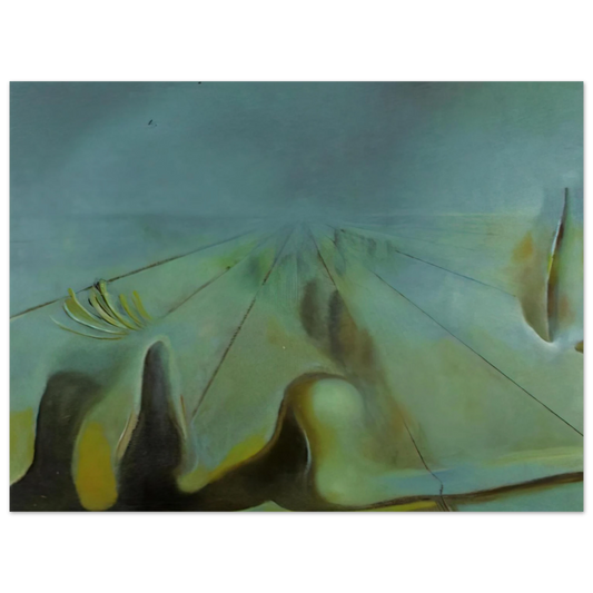Salvador Dali - ENIGMA UNFINISHED VERSION OF THE THREE GLORIOUS ENIGMAS OF GALA  75x100 cm / 30x40inches Fine Art Poster