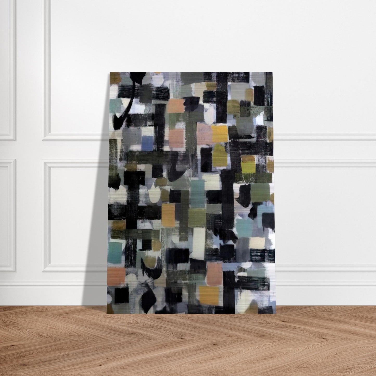 Number 13 - 1952 - Bradley Walker Tomlin Brushed Aluminum Print - 70x100 cm / 28x40 inches | Bradley Walker Tomlin Aluminum Print | Bradley Walker Tomlin Prints