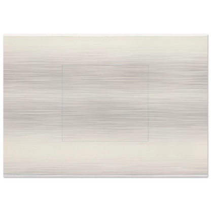 Untitled - 1969 - Brice Marden Brushed Aluminum Print - 70x100 cm / 28x40 inches | Brice Marden Aluminum Print | Brice Marden Prints
