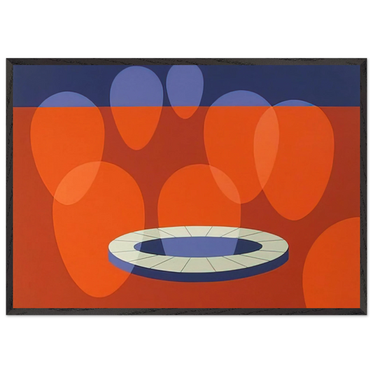 Joseph and his Brothers - 1971 - Clarence Holbrook Carter 70x100 cm / 28x40 inches Framed Art Print – Black Wooden Frame