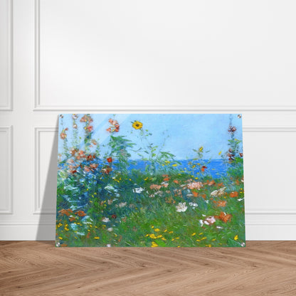 Poppies, Isles of Shoals 03 - Childe Hassam Acrylic Print - 70x100 cm / 28x40″ inches