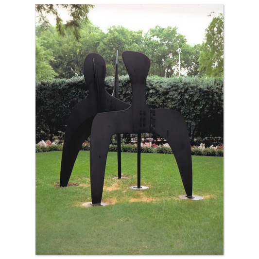 Alexander Calder - THREE BOLLARDS 1970 Fine Art Poster