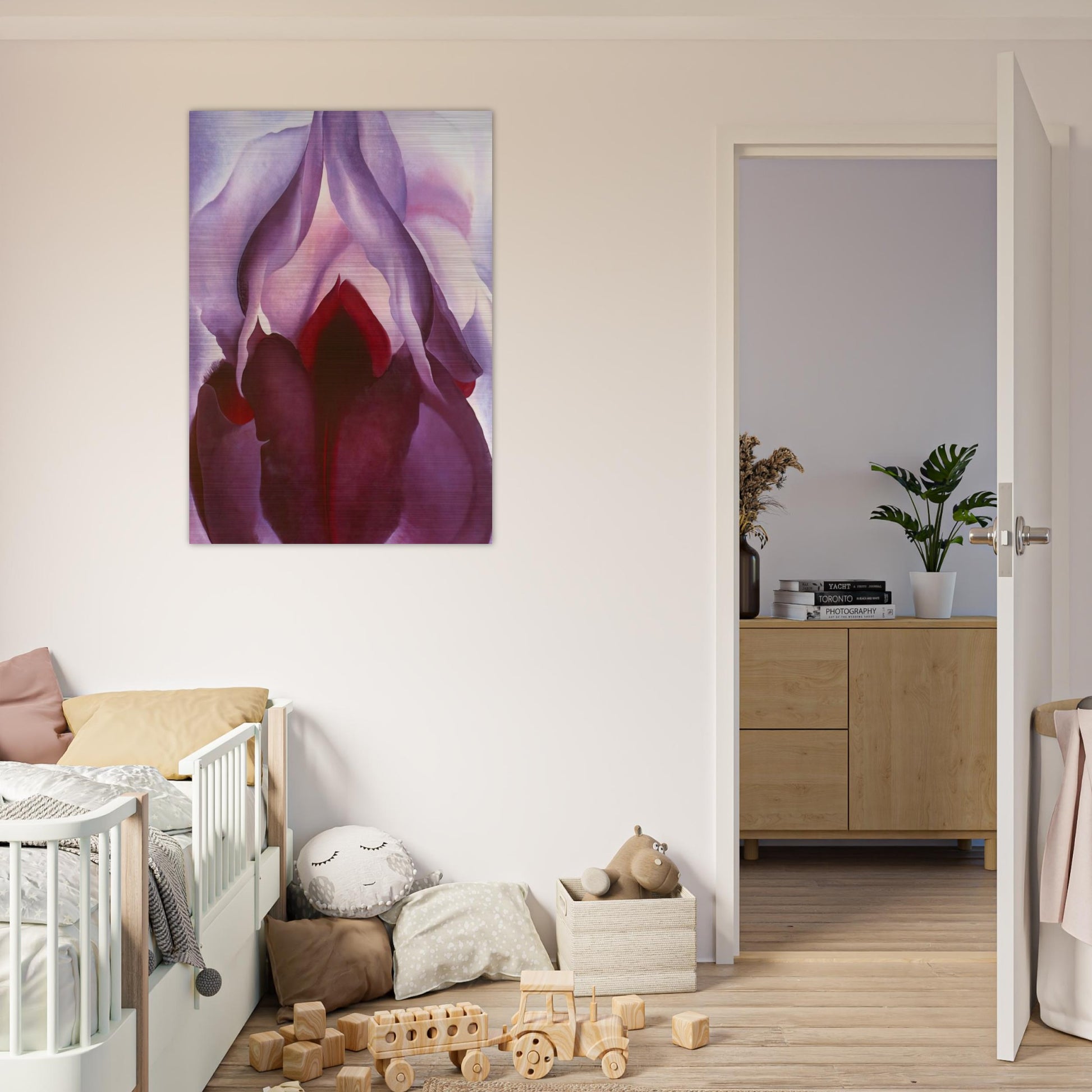 Flower of Life II - Georgia O'Keeffe Brushed Aluminum Print - 70x100 cm / 28x40 inches | Georgia O'Keeffe Aluminum Print | Georgia O'Keeffe Prints