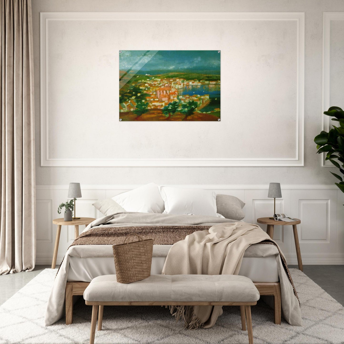 LANDSCAPE NEAR CADAQUES 1921 1 - Salvador Dali Acrylic Print - 70x100 cm / 28x40″ inches