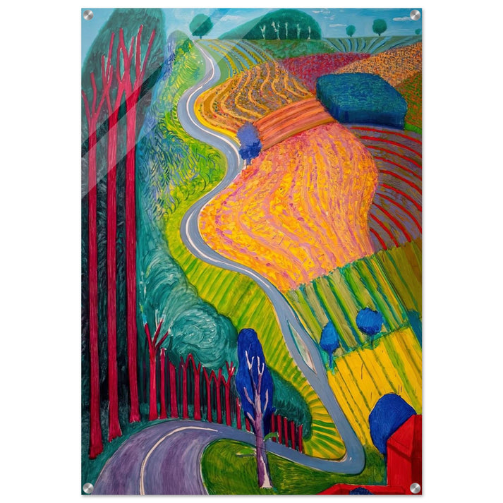 David Hockney - David Hockney Acrylic Print - 70x100 cm / 28x40″ inches | David Hockney Art | Artwork by David Hockney