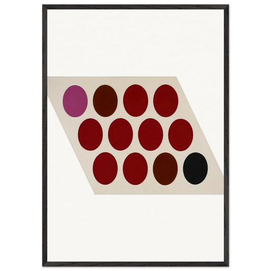 Untitled - 1965 N7 - Thomas Downing 70x100 cm / 28x40 inches Framed Art Print – Black Wooden Frame