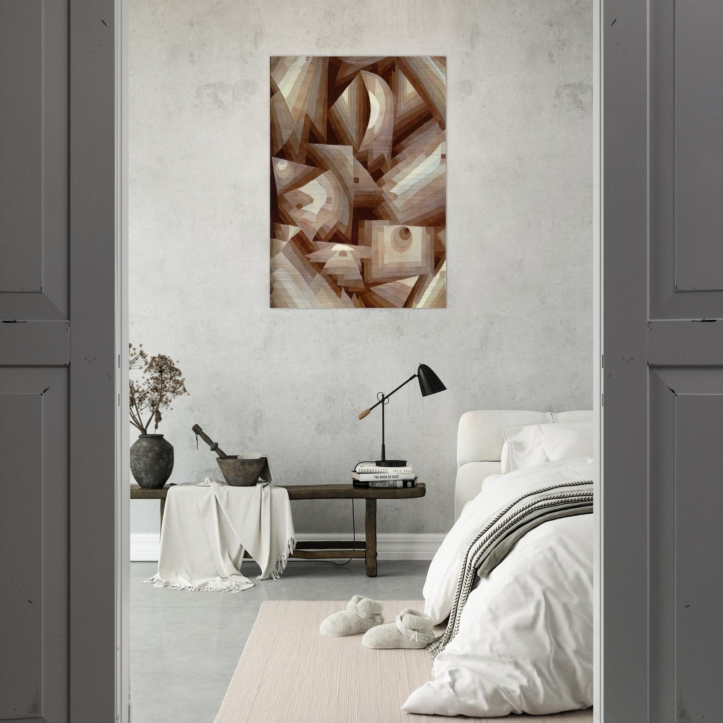 CRYSTAL 1921 - Paul Klee Brushed Aluminum Print - 70x100 cm / 28x40 inches | Paul Klee Aluminum Print | Paul Klee Prints