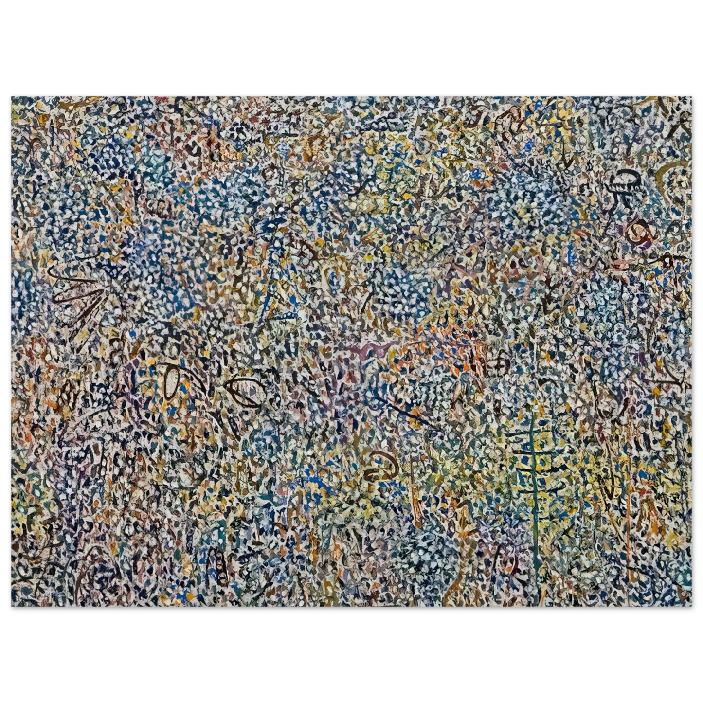 Richard Pousette-Dart - Presence Amaranth Garden - 1974  75x100 cm / 30x40inches Fine Art Poster