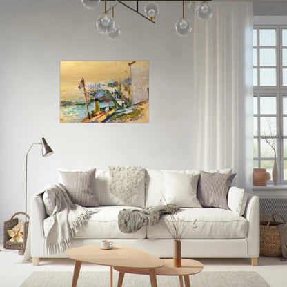 THE PORT OF BELLE ISLE SUR MER 1897 - Henri Matisse Brushed Aluminum Print - 70x100 cm / 28x40 inches | Henri Matisse Aluminum Print | Henri Matisse Prints
