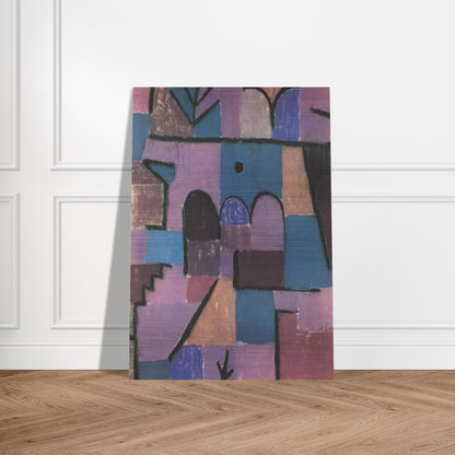 ORIENTAL GARDEN 1939 - Paul Klee Brushed Aluminum Print - 70x100 cm / 28x40 inches | Paul Klee Aluminum Print | Paul Klee Prints