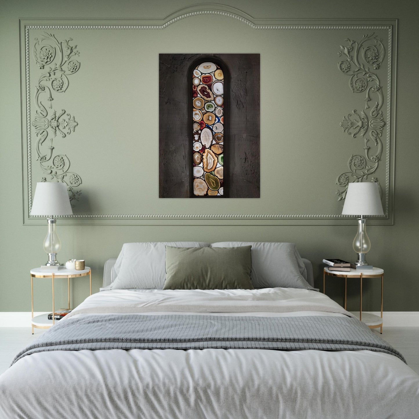 AHATFENSTER 2009 0 - Sigmar Polke Brushed Aluminum Print - 70x100 cm / 28x40 inches | Sigmar Polke Aluminum Print | Sigmar Polke Prints