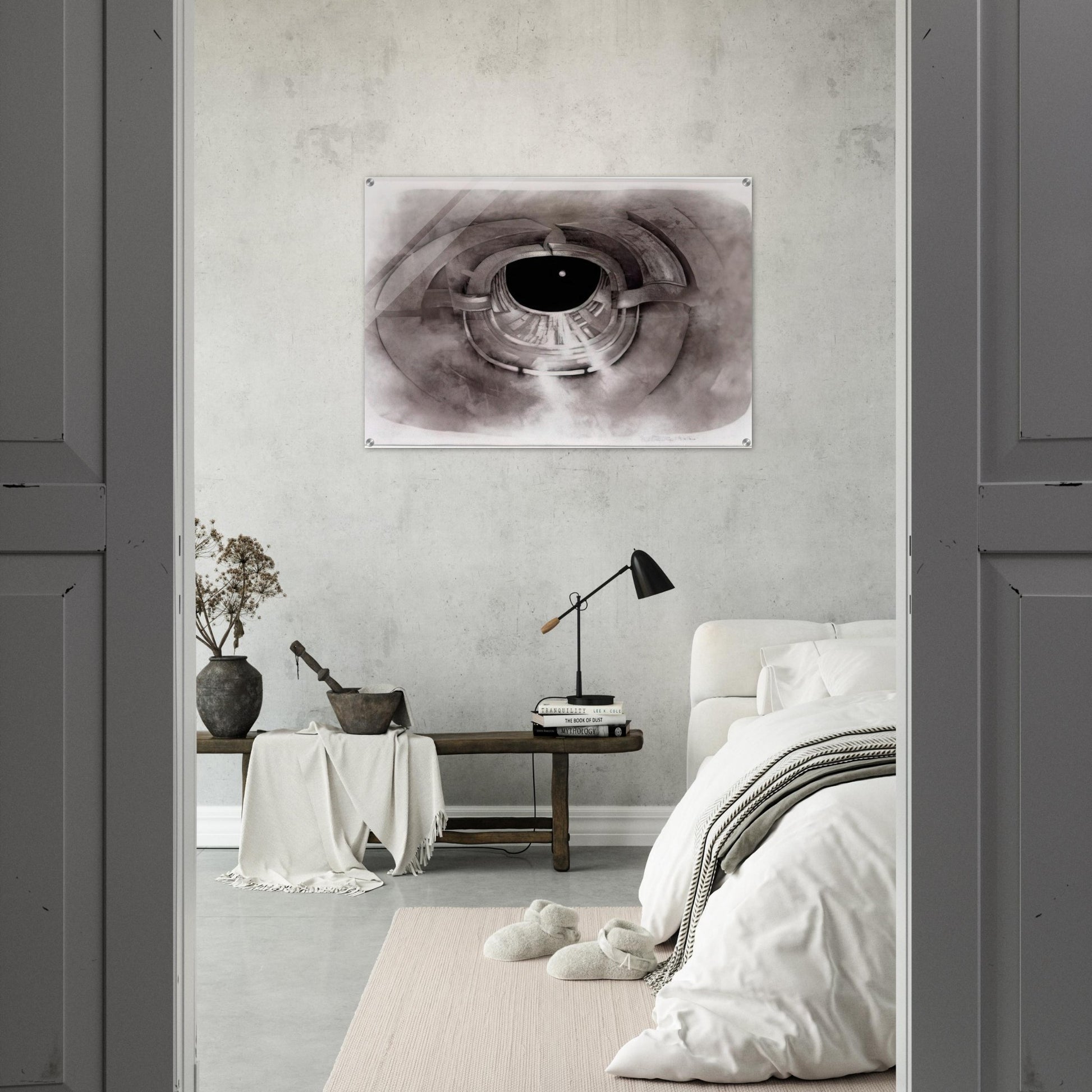 UNTITLED 1962 1 - Lee Bontecou Acrylic Print - 70x100 cm / 28x40″ inches | Lee Bontecou Wall Art | Lee Bontecou Prints