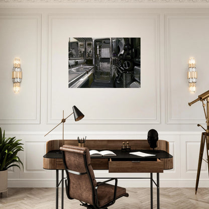 Syd Mead - Syd Mead Brushed Aluminum Print - 70x100 cm / 28x40 inches | Syd Mead Aluminum Print | Syd Mead Prints