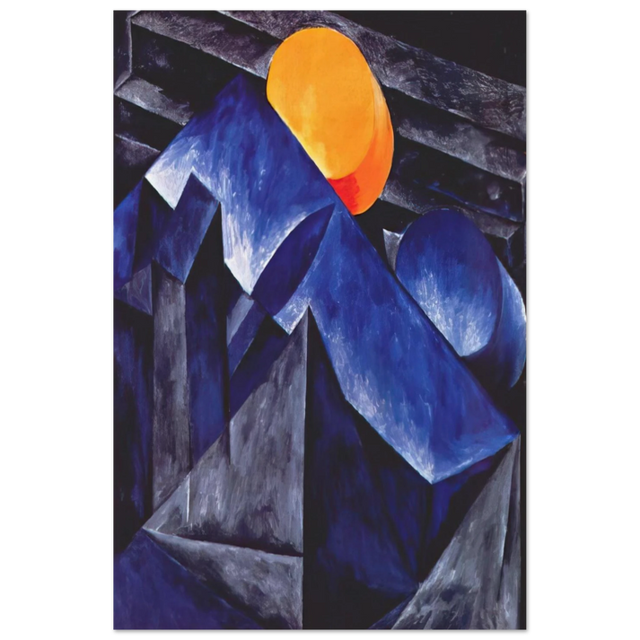 Composition - 1914 - Natalia Goncharova Art Prints - 100x150 cm / 40x60″ inches | Natalia Goncharova Poster | Natalia Goncharova Prints